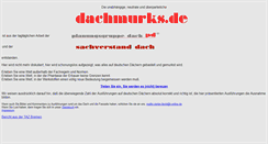 Desktop Screenshot of dachmurks.de