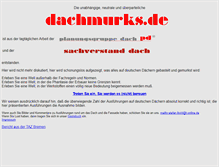 Tablet Screenshot of dachmurks.de